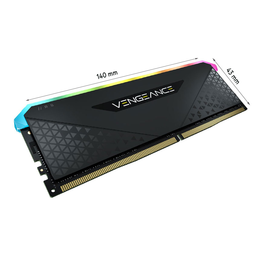 Ram Corsair 16GB LED RGB DDR4 3200MHz - Hàng chính hãng Vĩnh Xuân phân phối