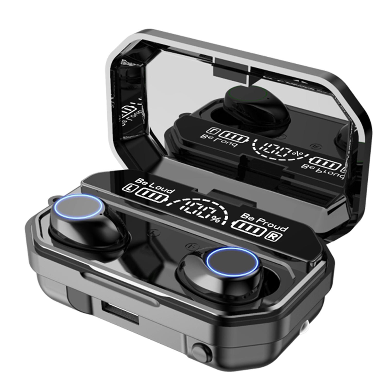 Tai nghe ghép nối tự động HiFi Âm thanh trung thực cao IPX7 Chống thấm nước cho màn hình kỹ thuật số A16 BT5.1
