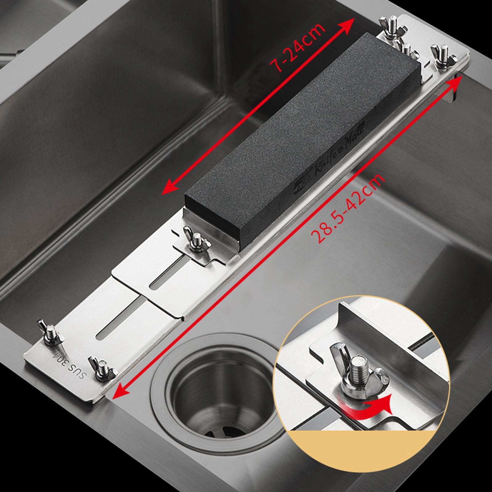 Sharpening Holder Whet Holder 304 Stainless Steel Sink Bridge