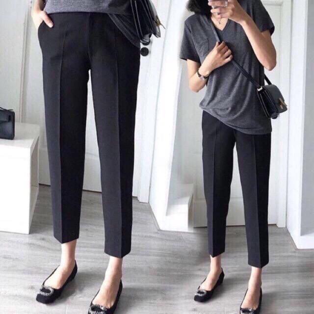 Quần Bầu Baggy Công sở chất vải tuyết mưa fullsize