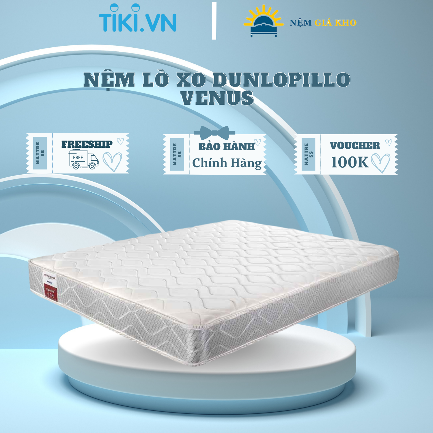 Nệm lò xo Dunlopillo Venus Supreme New