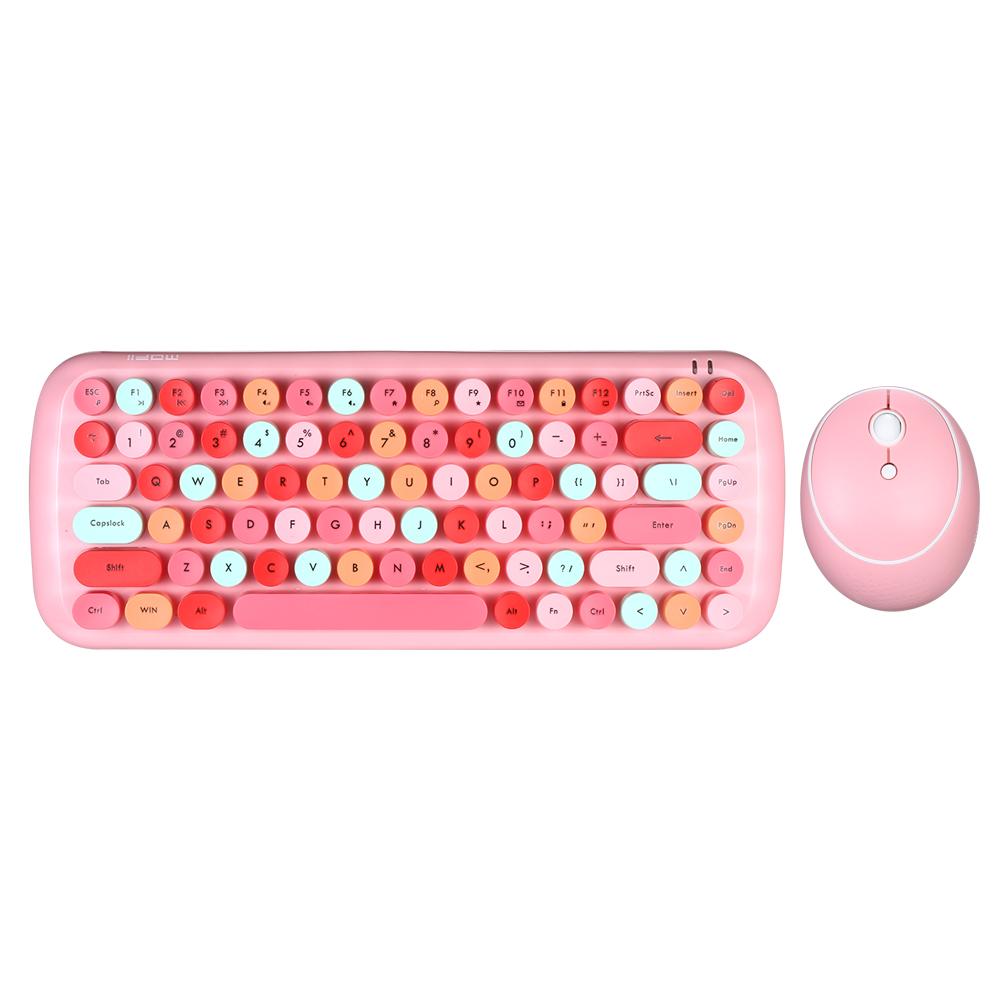 Bàn phím Chuột không dây 2.4G Màu hỗn hợp 84 Phím Mofii CANDY