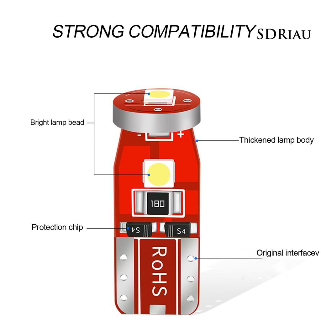 Bộ 10 Bóng Đèn Led T10 3030 3smd 12v Cho Xe Hơi