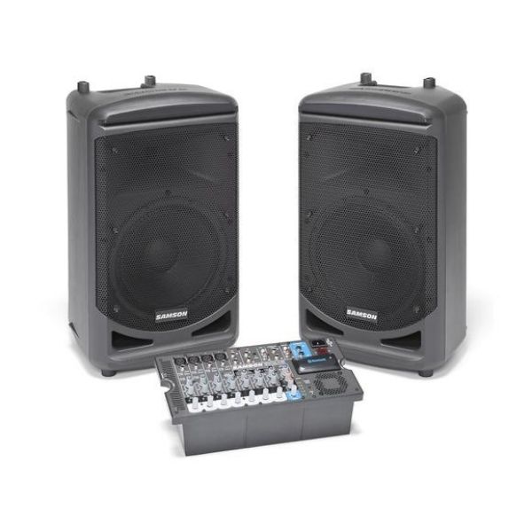 Bộ loa di động Samson XP1000 - tích hợp mixer, tăng âm, 2 loa - Hàng chính hãng