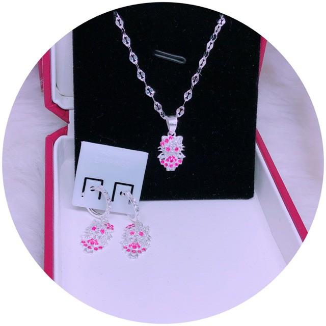 BỘ TRANG SỨC MÈO KITTY CHO BÉ YÊU -
