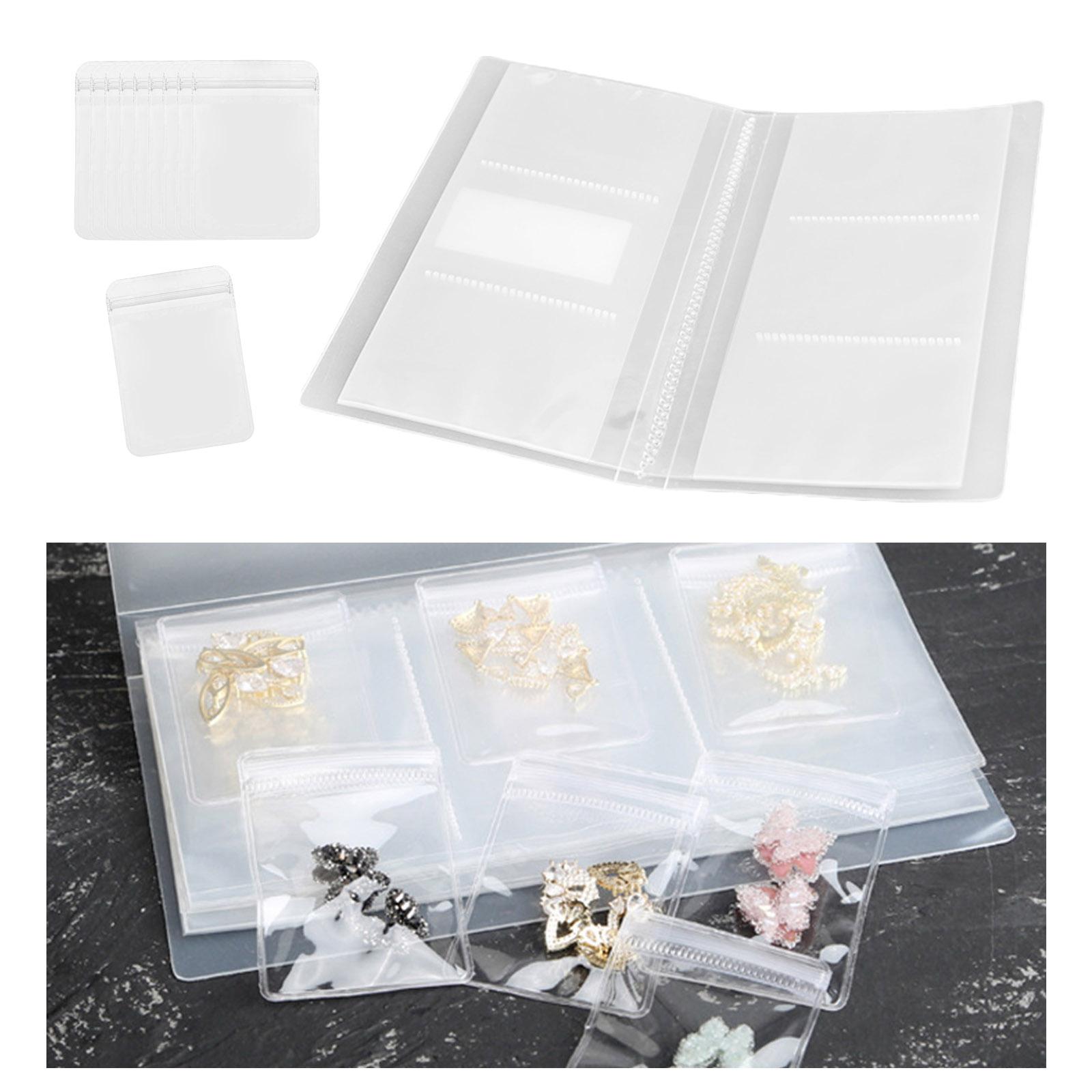 PVC Jewelry Storage Organizer for Earrings Album Cards