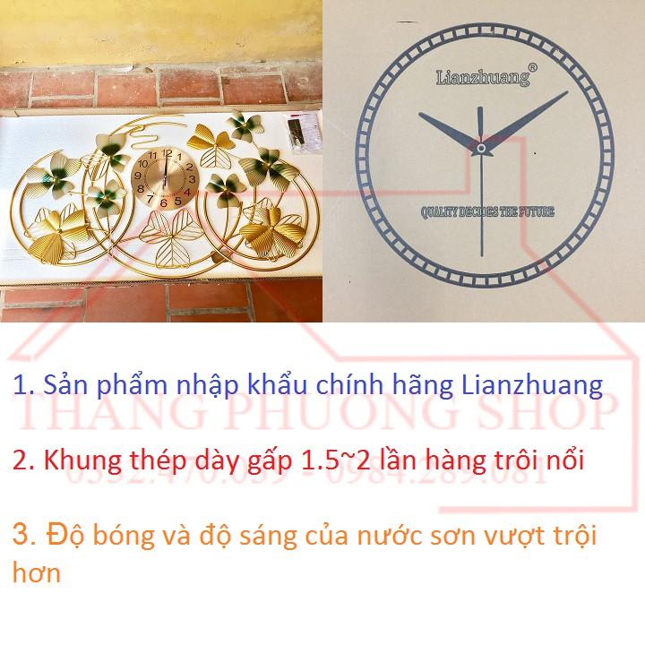 Đồng Hồ Treo Tường Decor TP-044 ( Tặng Máy Đồng Hồ Thay Thế)