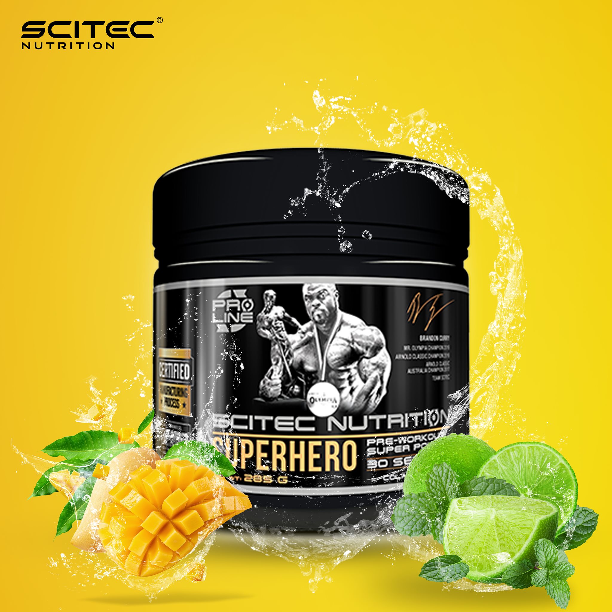 Pre-workout | Supper Hero 285g- 30serving Scitec Nutrition| Tăng sức mạnh, sức bền, sự tập trung tập luyện - Chính hãng