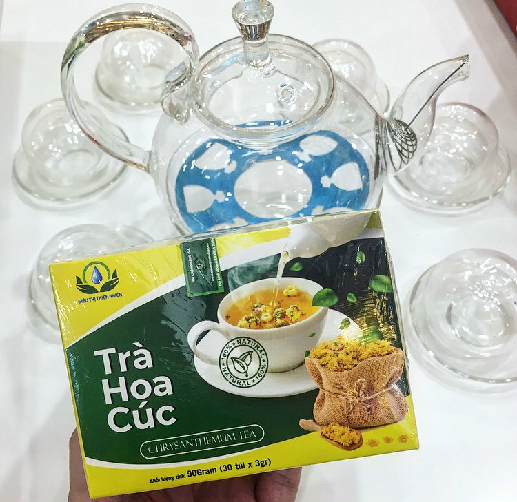 Trà Hoa Cúc hộp 30 x 3gram Túi Lọc của Siêu Thị Thiên Nhiên