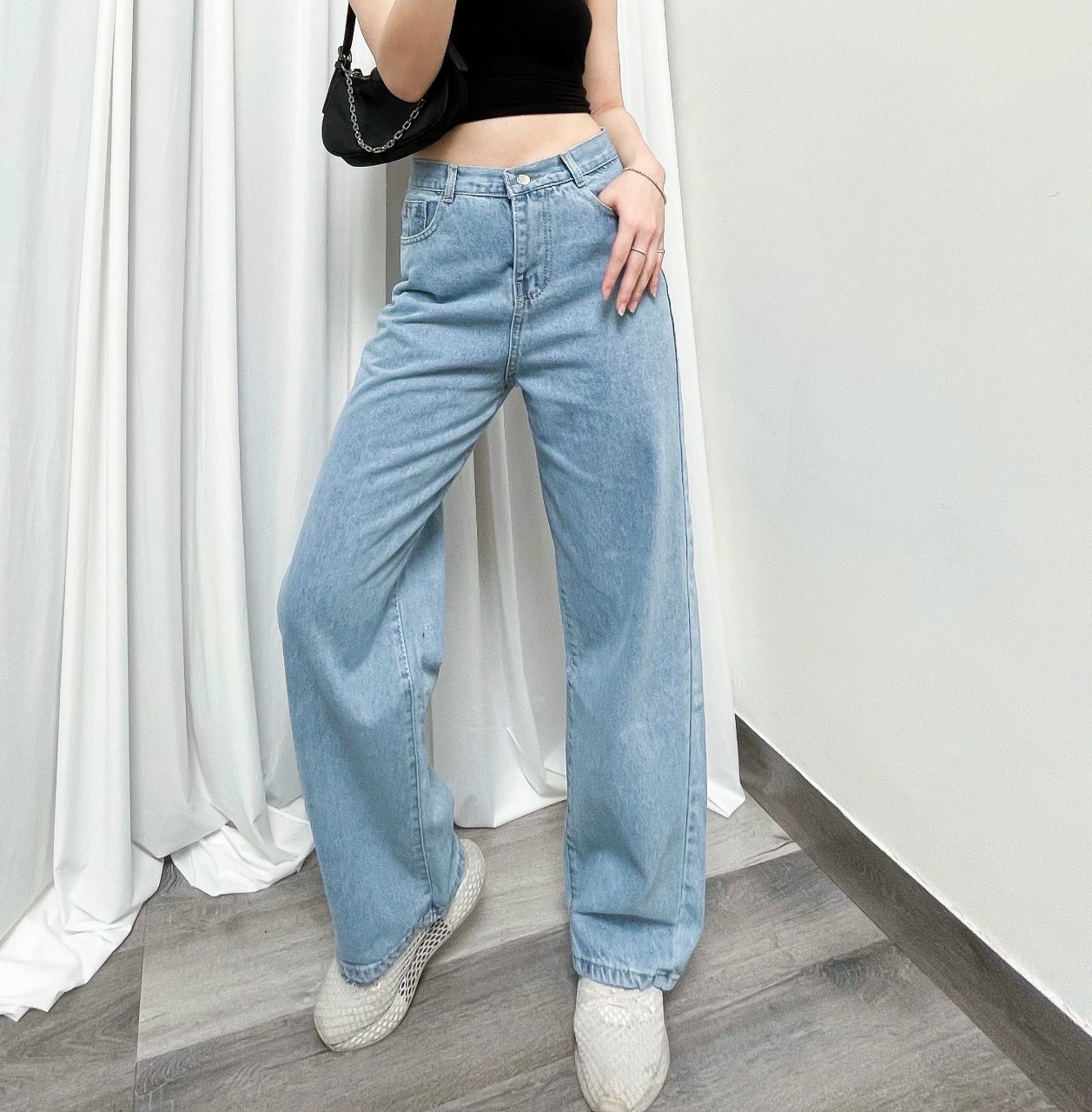 QUẦN BAGGY NỮ ỐNG SUÔNG
