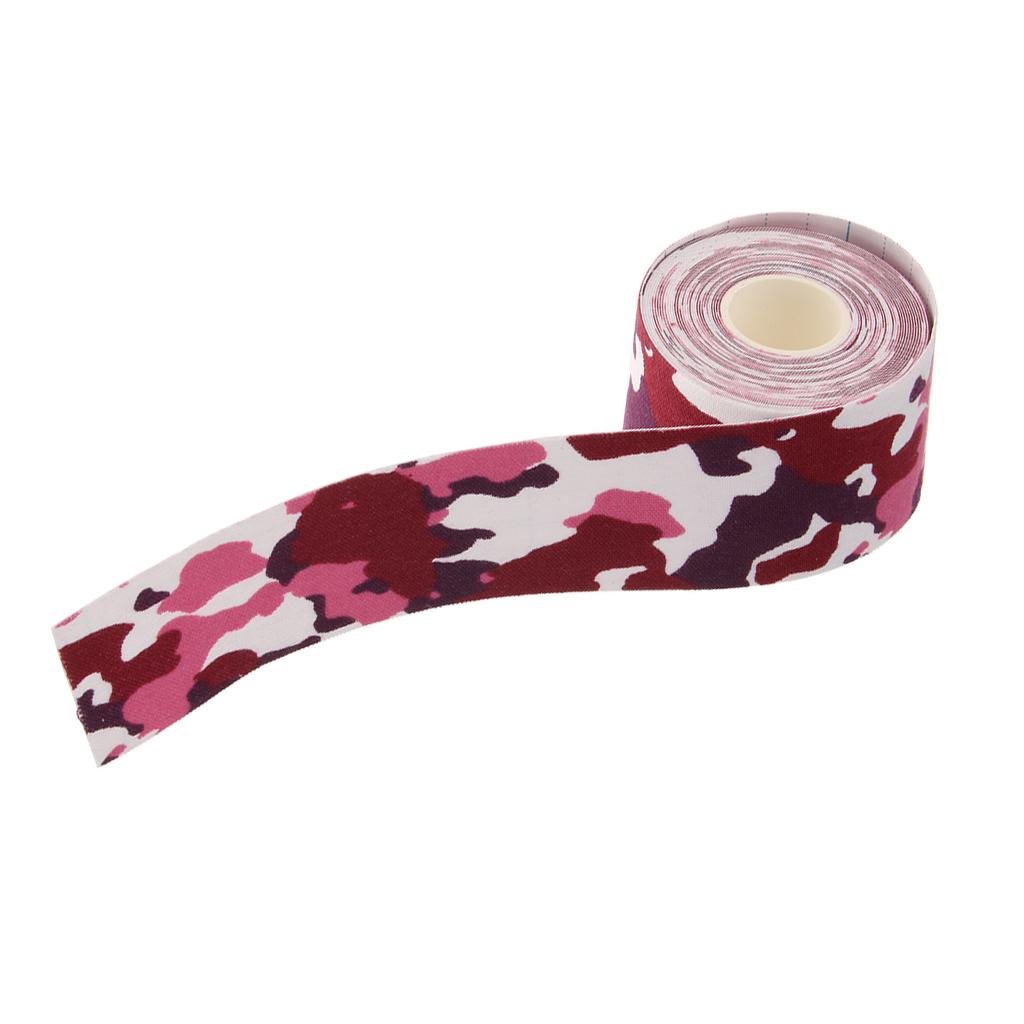 3 Colors Kinesiology Sports Tape Muscles Care Elastic Physio Roll Accessory 5m x 5cm