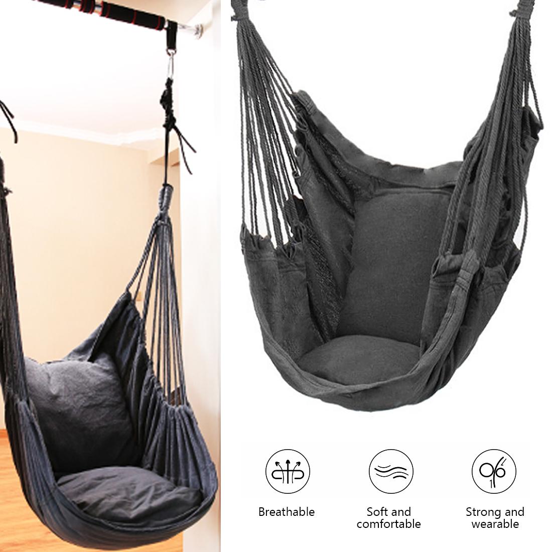 Di Động Du Lịch Võng Bãi Biển Ghế Treo Dây Ghế Xoay 130X100Cm Ngủ Võng Cho Nữ Ghế Ghế Du Lịch đồ Nội Thất