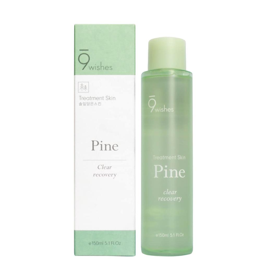 Nước hoa hồng cân bằng độ ẩm 9 Wishes Pine Treatment Skin Hàn Quốc 150ml