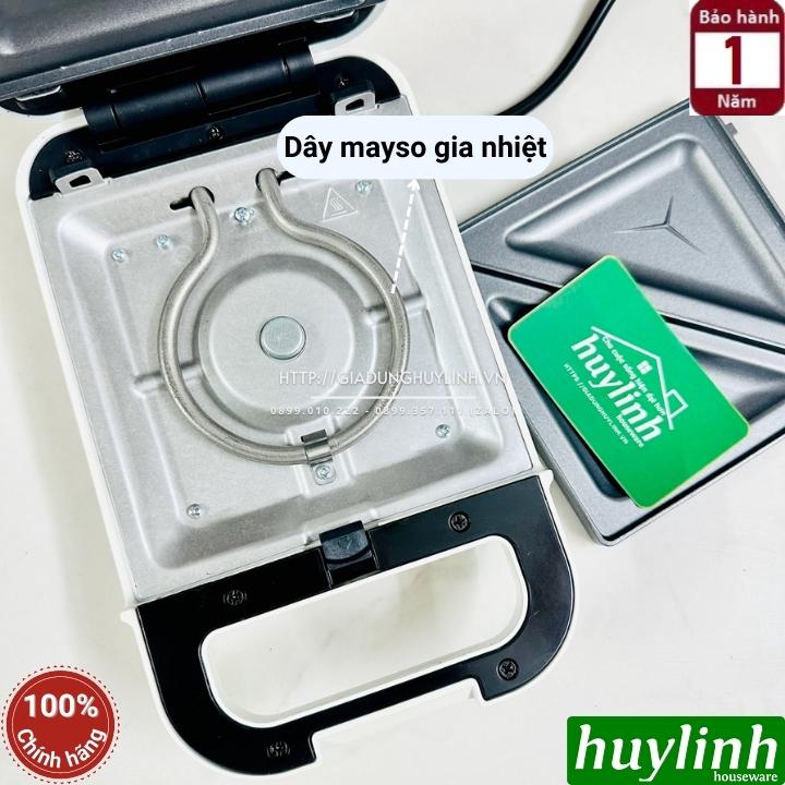 Máy làm - nướng bánh sandwich hotdog waffle Tiross TS9658 - 4 trong 1 - Hàng chính hãng