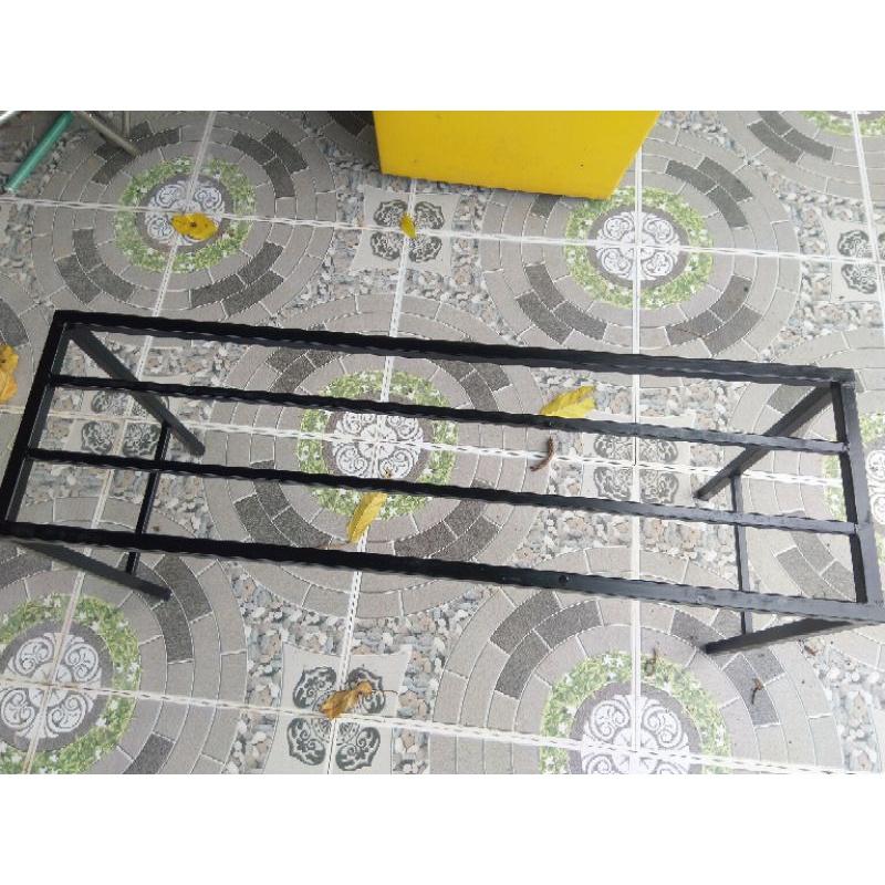 Kệ thép Dài 100cm.Rộng 30cm.cao 30cm .2 giằng chân. Hộp thép 20*20mm