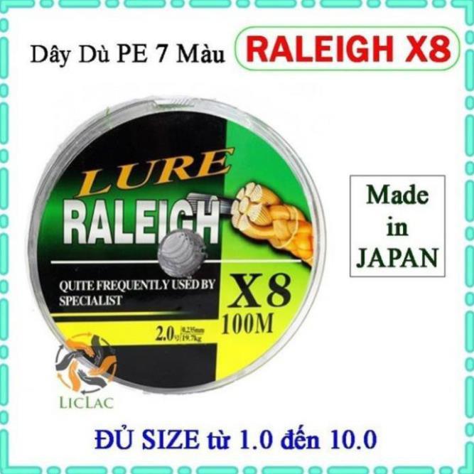 Dù câu cá PE Lure X8 - 7 màu mềm mịn cao cấp (