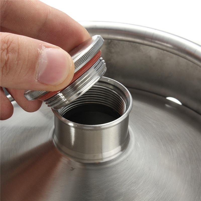 Thùng Mini Keg Beer Inox 304 8L kèm nắp