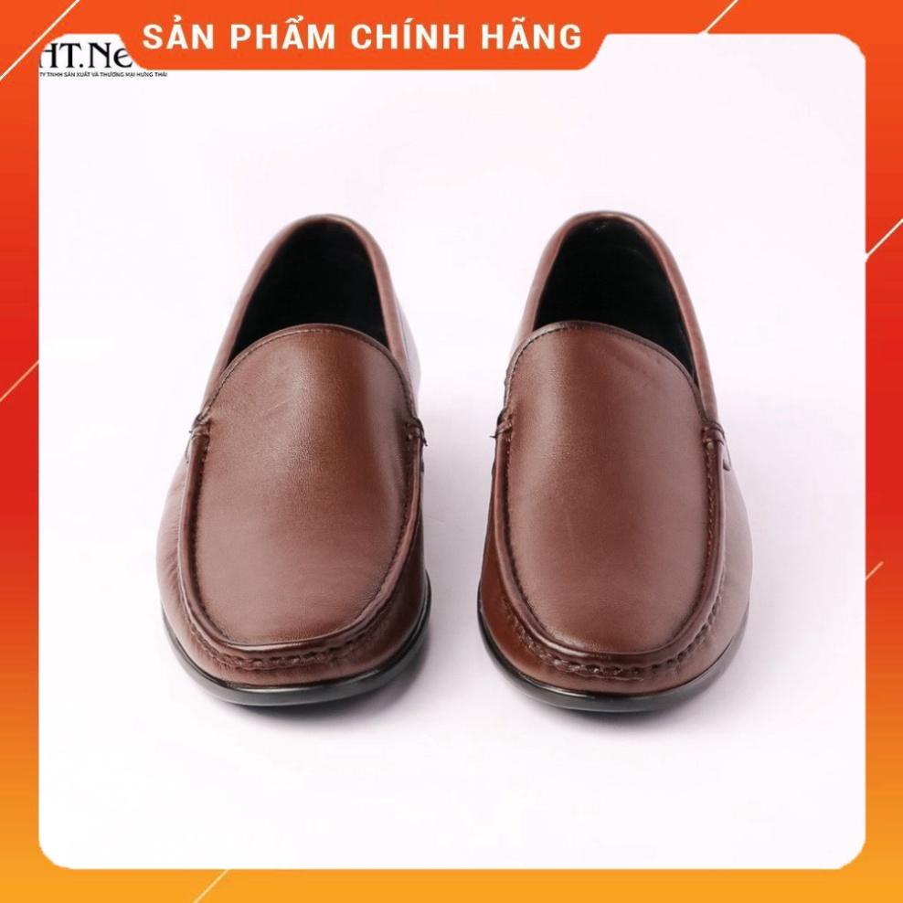 Giày lười - giày da nam cao cấp HT.NEO-100% là da bò tự nhiên, kiểu dáng sang trọng, lịch lãm, đế phít D37