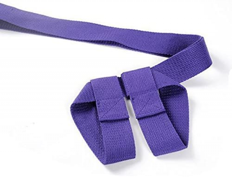 Yoga mat dây đai dây đai yoga có thể điều chỉnh vai dây đeo thể thao vai mang dây đai tập thể dục kéo dài dây yoga đàn hồi thắt lưng yoga Color: as shown 08