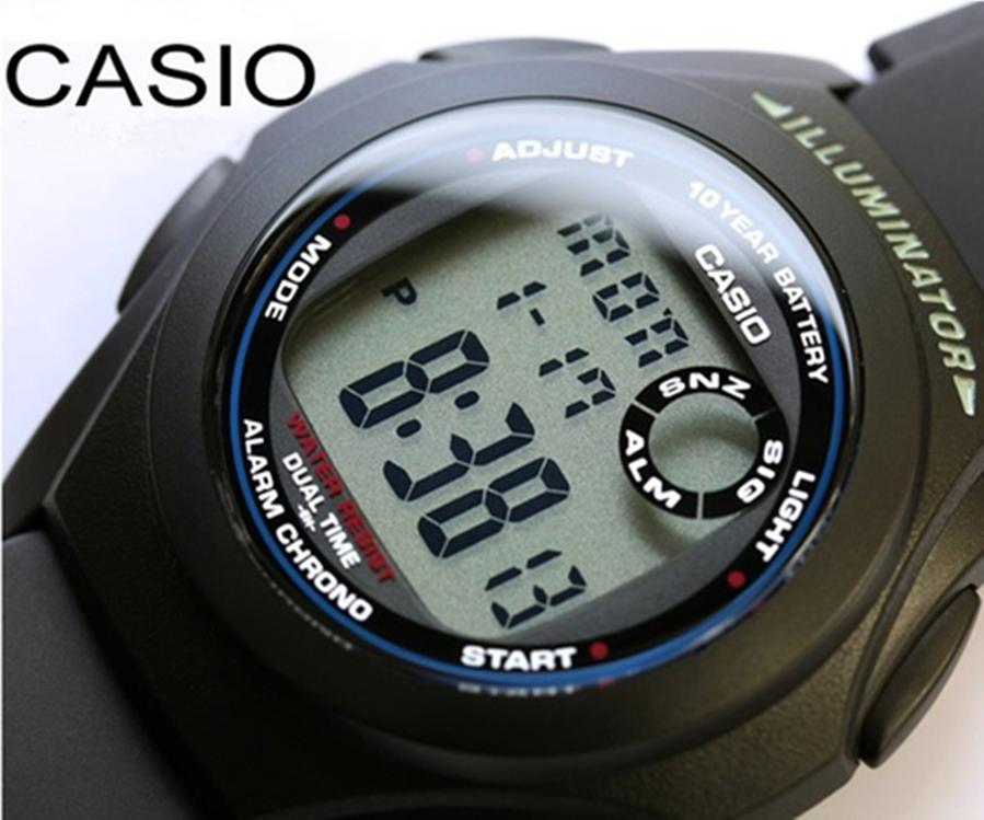 Đồng hồ unisex dây nhựa Casio F-200W-1ADF