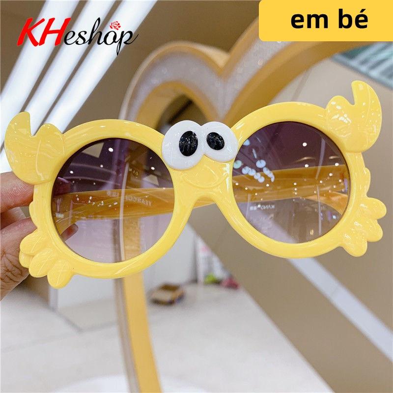 Kính chụp ảnh cho bé hình Con Cua siêu đáng yêu, Kính râm cho bé sơ sinh chống bức xạ và tia UV400, giá rẻ mã Y1542