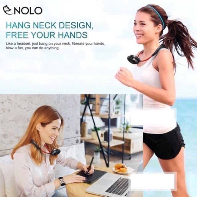 ️Bảo Hành 3 Tháng️ Quạt Mini Mùa Hè Đeo Cổ Tích Điện Gấp Gọn, Điều Chỉnh Hướng Theo Ý Muốn Tiện Dụng Cho Mùa Hè 2021