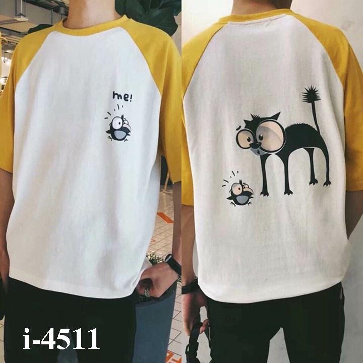 Áo Thun Tay Ráp Lăng Hình Con Mèo ATN4511 - J.A Shop