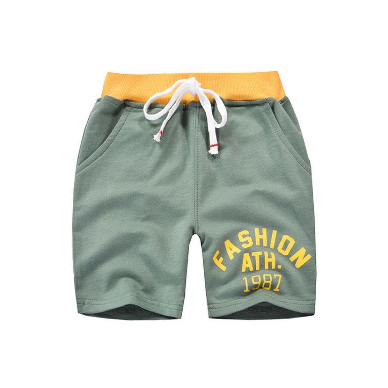 Quần short bé trai BETOP quần thun cho bé họa tiết thể thao chất cotton (DK9008