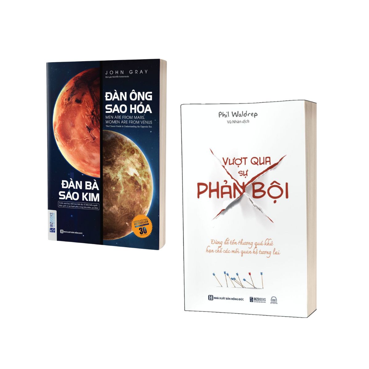 Sách Vượt Qua Sự Phản Bội Và Đàn Ông Sao Hỏa Đàn Bà Sao Kim