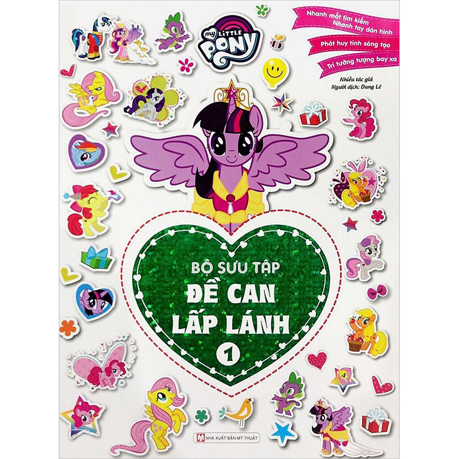 ComBo Bộ Sưu Tập Đề Can Lấp Lánh Pony - Tập 1+2 (Bộ 2 cuốn)