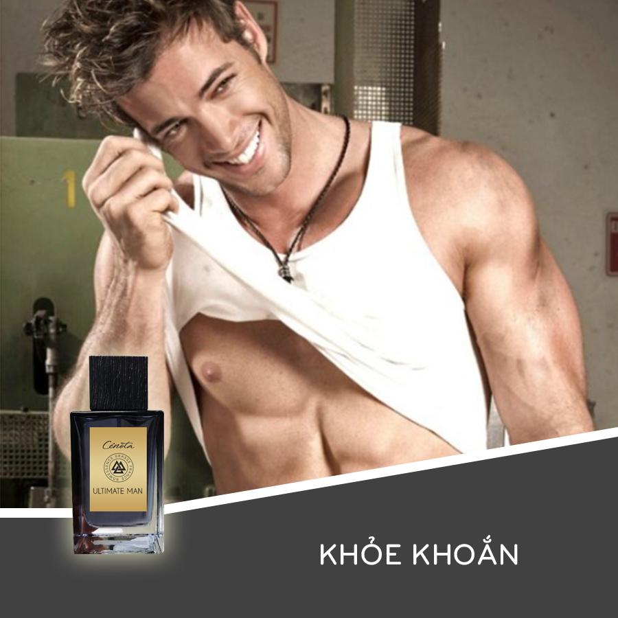 Nước hoa nam Cenota Ultimate Man 100ml mùi hương Gỗ Mạnh Mẽ - Nam Tính - Hiện Đại