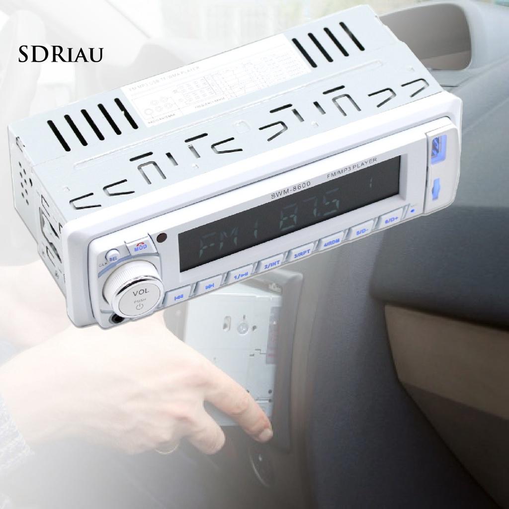 *QCDZ* SWM-8600 Car Bluetooth AUX USB SD-Card FM Radio Audio Stereo MP3 Music Player