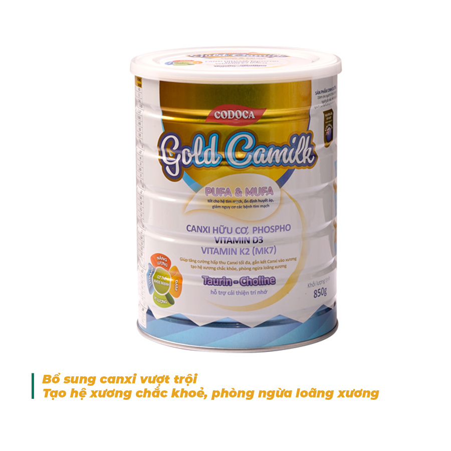 Codoca Gold Camilk Phục hồi và nâng cao thể trạng, tốt cho tim mạch, trí nhớ