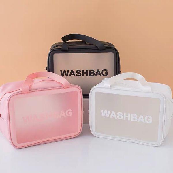 ( Size Lớn ) Túi Đựng Mỹ Phẩm, Đồ Trang Điểm WASHBAG - Túi Đựng Đồ Cá Nhân Du Lịch Thời Trang Chống Thấm Nước