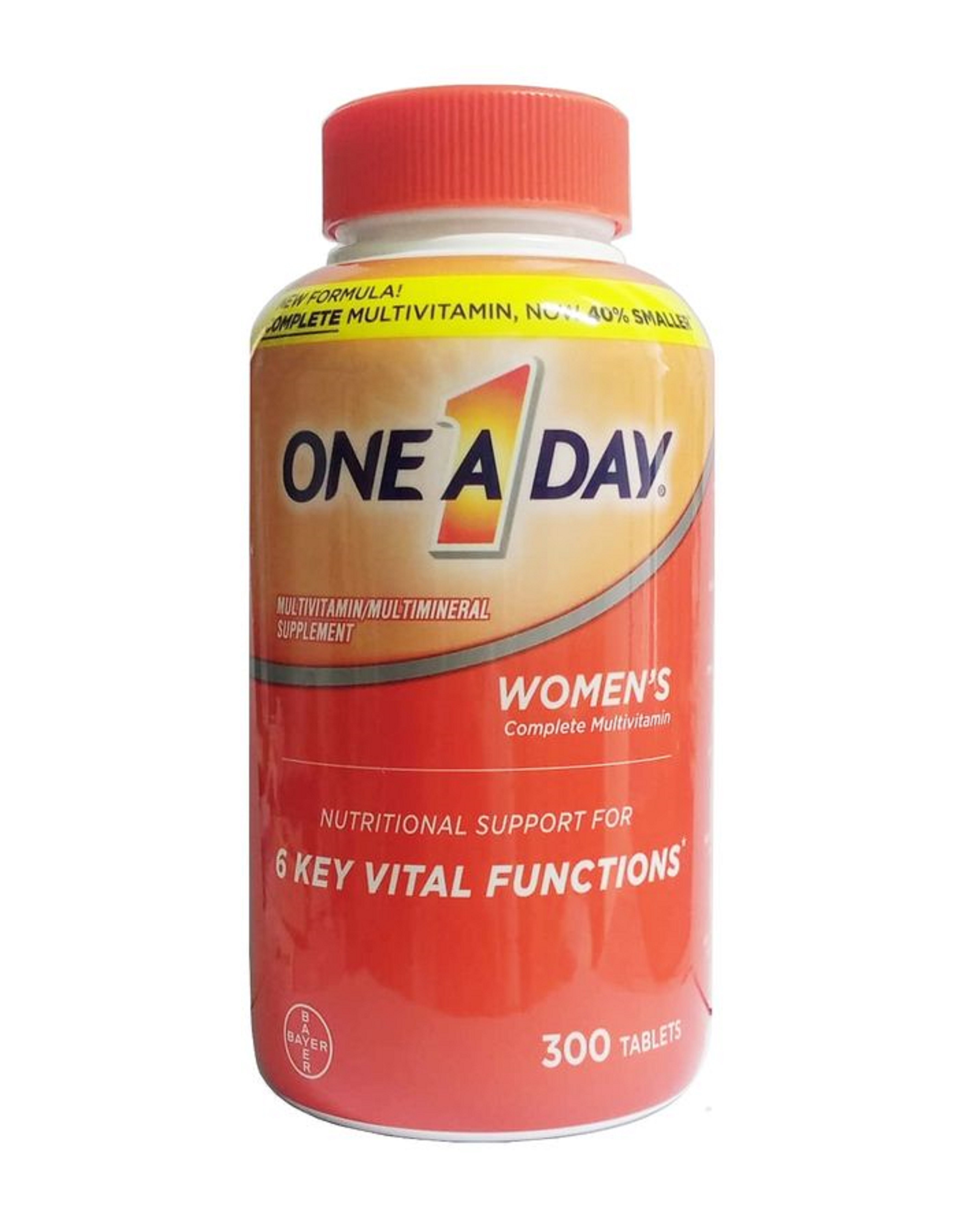 Viên uống Vitamin tổng hợp cho Nữ - One A Day women Multivitamin 300 viên của Mỹ - mẫu mới