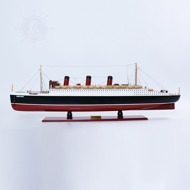 Du Thuyền Queen Mary 2 Bằng Gỗ Dùng Để Trưng Bày Trang Trí  Dài 100 Cm