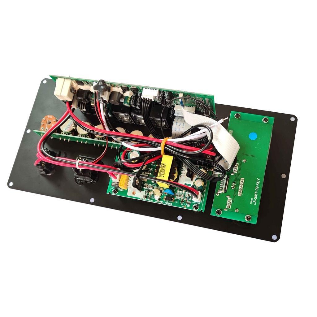 Bảng Mạch Khuếch Đại Âm Thanh Kỹ Thuật Số 12/220V 120W Cho Loa 8-12 Inch Kèm Micro