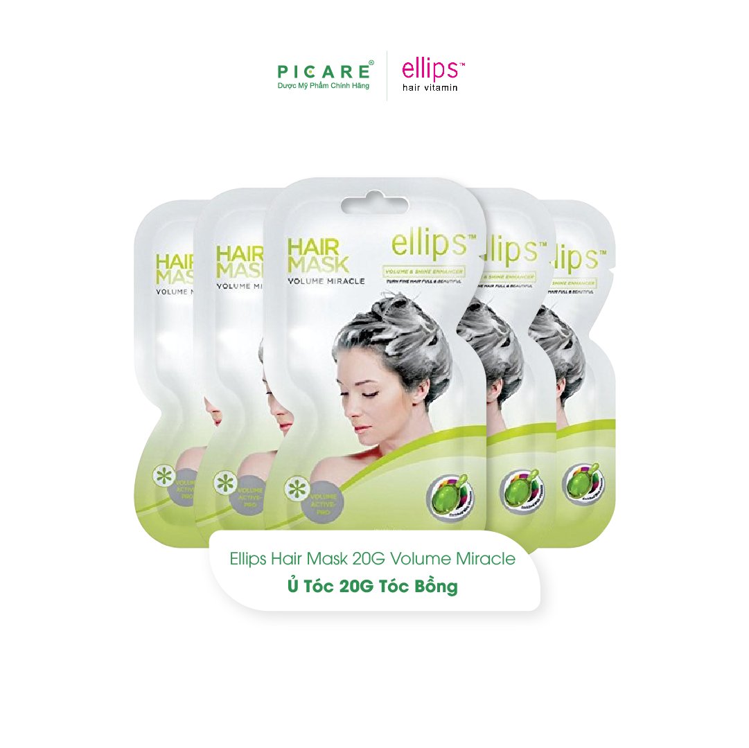 [COMBO 5 GÓI] Kem Ủ Tóc Giúp Tóc Mềm Mượt Óng Ả Ellips Vitamin Hair Mask Màu Ngẫu Nhiên