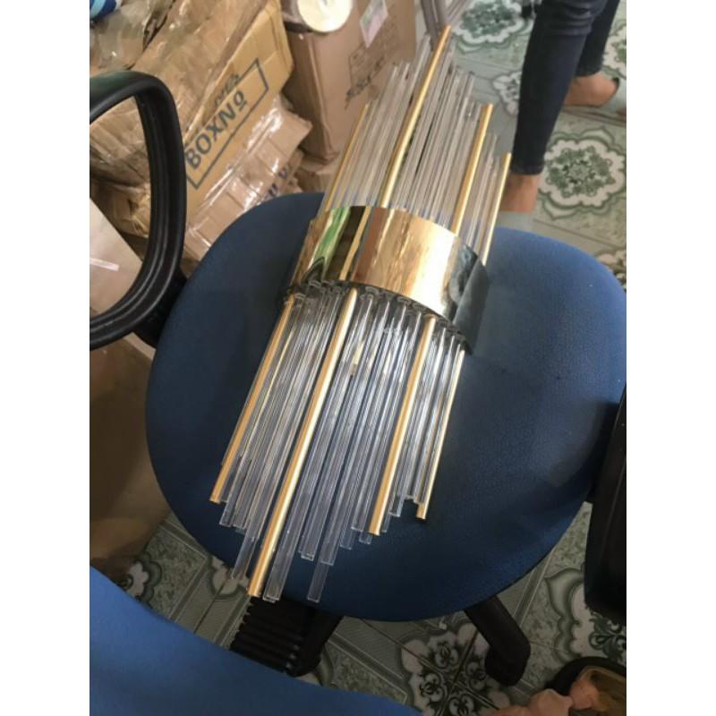 Đèn tường pha lê cao cấp thân mạ đồng TG6119-A1-2