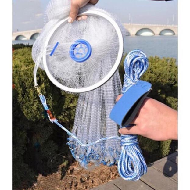 Siêu rẻ- chài cước rút THÁI LAN hàng cao cấp siêu nhậy tàng hình bắt dc rất nhiều cá y hình