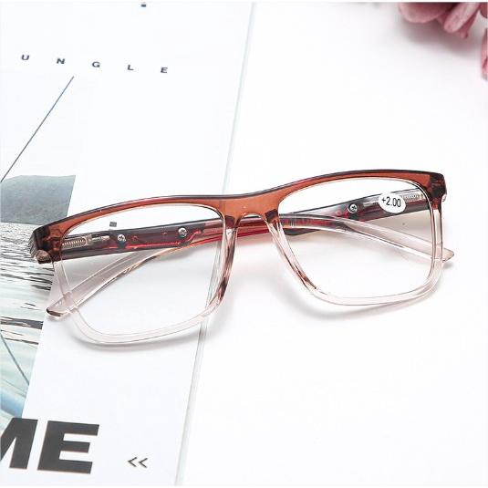 Kính lão thị viễn thị nam nữ Tròng siêu TO sáng rõ Chuẩn độ bảo hành 1-1UNIQUIKVN85 Nâu