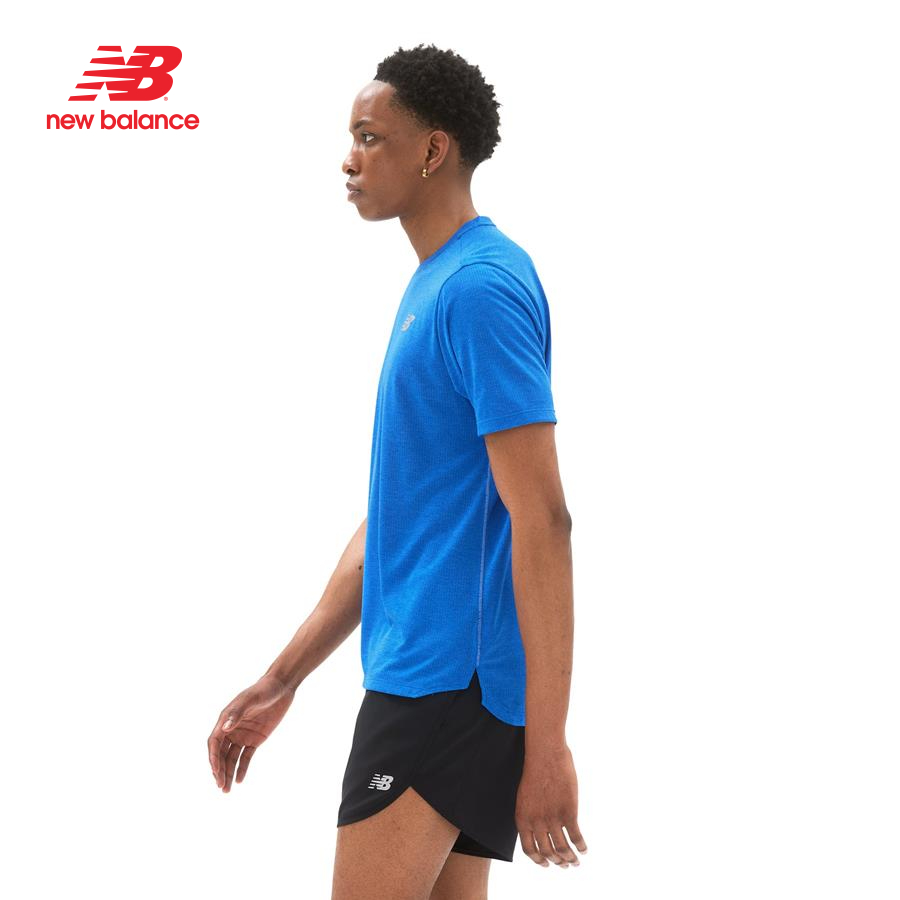 Áo thun thể thao nam New Balance NB APP RUNNING T-SHIRT M COBALTHR - AMT21262CH1 (form châu á)