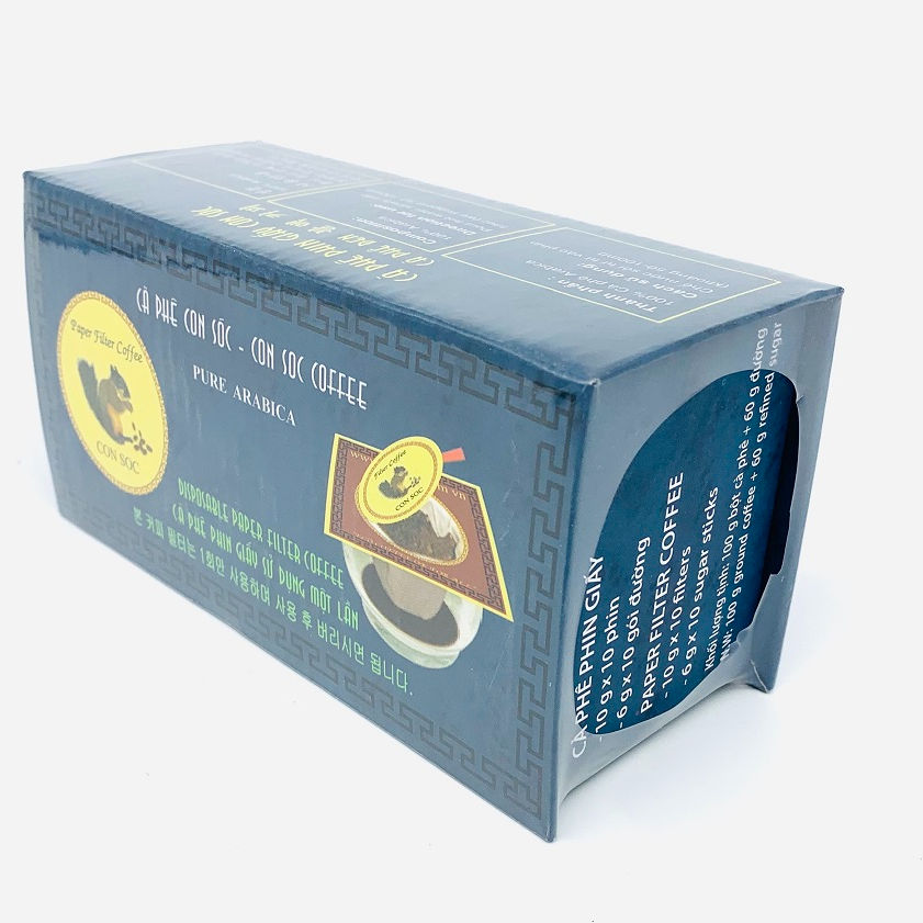 Cà phê Con Sóc Phin Lọc Xanh Đơn