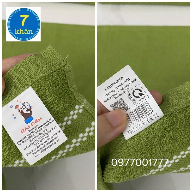 Khăn mặt Hải Cẩu Phong Phú 100% cotton Mẫu Mới - 28x42cm (Nhiều màu)
