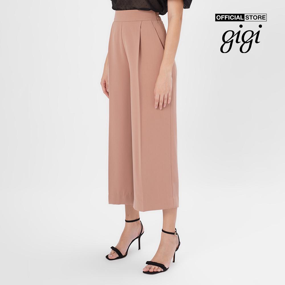 GIGI - Quần culottes nữ xếp li Deep Pleat G3206T211315