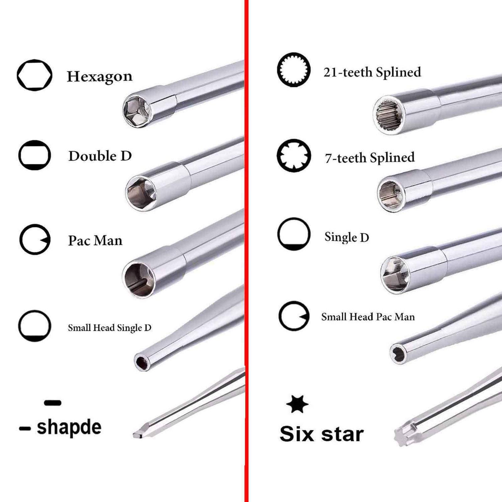 10Pcs Carburetor Adjustment Tool Kit, Carb Adjustment Screwdriver Tool with Carburetor Cleaning Brush, Ignition Spark