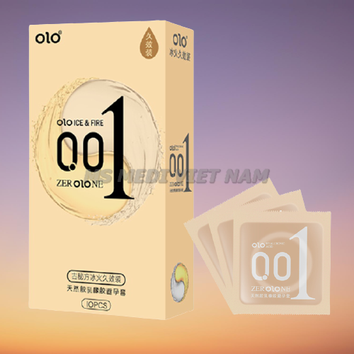 BAO CAO SU OLO LỬA BĂNG. Siêu mỏng 001mm Nhiều Gel Bôi Trơn, cảm giác chân thật, hộp nhỏ gọn.