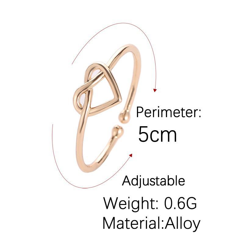 Nhẫn đeo tay hình trái tim