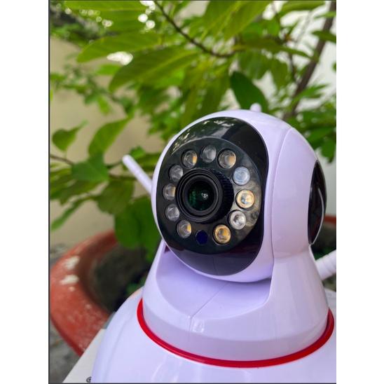 Camera Yoosee 3 râu 5.0 11LED quay quét 360 độ, điều khiển xoay trên điện thoại, full phụ kiện - Hàng chính hãng