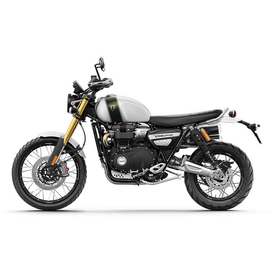 Xe Môtô Triumph Scrambler 1200 XE - Trắng Xanh